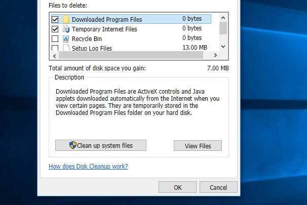 Disk Cleanup